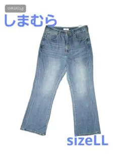 CLOSSHII ブーツカットデニム ライトブルー