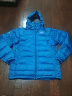 mountain equipment　ダウンジャケット　L　青 収納袋付きのサムネイル