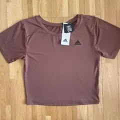 新品！アディダス adidas クロップドTシャツ スタイルアップ 吸汗速乾
