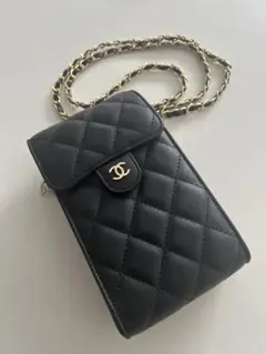 新品未使用 ♡CHANEL ノベルティブラック レザー ショルダーバッグ
