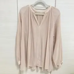 ルクールブラン　プリーツブラウス