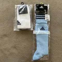 アディダス サッカーソックス ２本セット