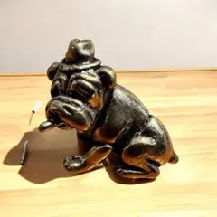 真鍮　ブルドッグ　置物　オブジェ　人気