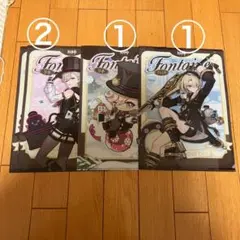 原神　クリアファイル　ローソン　3種類4枚セット