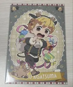 鬼滅の刃 クリスマス　ポストカード　ufotable　我妻善逸