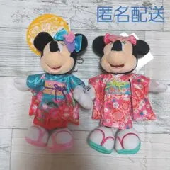 ミニーぬいぐるみバッチ お正月 ミニーぬいば