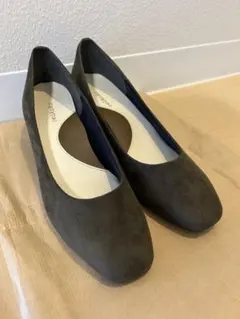 velikoko レディース パンプス スエード調 ダークグレーのサムネイル