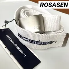 【新品】ロサーセンROSASEN ゴルフベルト ホワイトベルト ガチャベルト 白