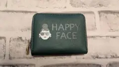 新品☆Happy Face コインケース グリーン
