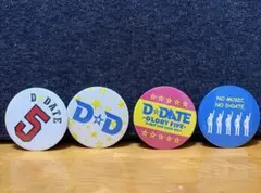 D☆DATE 缶バッジセット