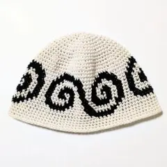 クロシェハット　クラッシャーハット　ビーニー　バケットハット　渦巻