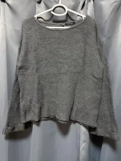 RagOut グレー ニット 長袖セーター