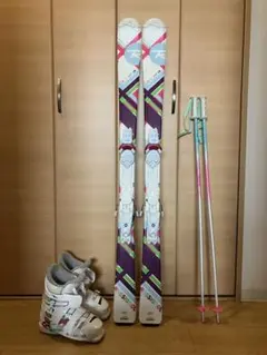 スキー４点セットROSSIGNOL 130cm ブーツ22.5cm
