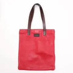 DOLCE&GABBANA ドルガバ トートバッグ レザー 赤 BM1243のサムネイル