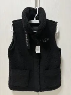 CECIL McBEE ブラックベスト Mサイズ