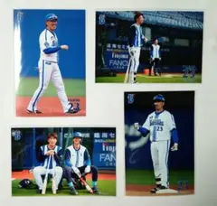 横浜DeNAベイスターズ 藤田選手　生写真　４枚セットのサムネイル