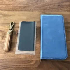 Premium Style 手帳型ケース 青