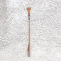 【極美品】乗馬用　短鞭　ストラップ付ムチ　オレンジ　レザー