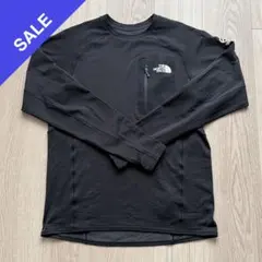 ノースフェイス エクスペディションドライドットクルー ブラック L 美品