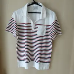 NICOLE CLUB FOR MEN ポロシャツ ボーダー