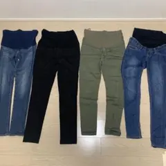 マタニティパンツ4本セットMサイズ