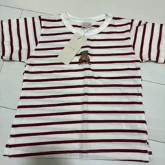 petit main ストライプ Tシャツ 110cm