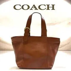 オールドコーチ COACH レザー トートバッグ ブラウン グラブタンレザー