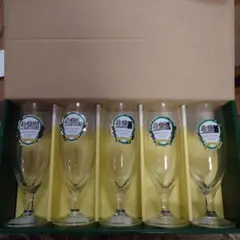 生麦酒 ロゴ入りビールグラス 5個セット