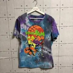 アメリカ古着⭐︎LOONEY TUNES キャラクター　タイダイ柄　Tシャツ　Mのサムネイル