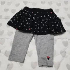 Disney ミッキーマウス スカート付きパンツ 60-70cmベビーレギンス