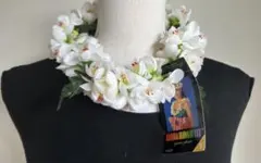 フラダンス用レイ　ハク　ククイ　黄色　パイナップル　白は新品