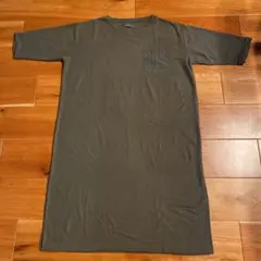 ブージュルード　ワンピース　チュニック チュニックワンピースカーキ　七分袖