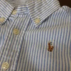 ラルフローレン　Ralph Laurenキッズ長袖シャツ100 男女可ナイガイ