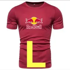 【つじこ様専用】レッドブル　フロントロゴ　半袖Tシャツ　赤　L