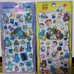 【正規品　プチドロ】モンスターズ・インク＆トイ・ストーリー ステッカー