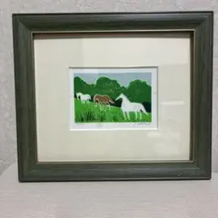府川誠 リトグラフ 額装品 - メルカリ