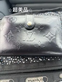 ルイ・ヴィトンモノグラム・マット　ポルトフォイユ　ヴィエノワ　ネイビーブラック