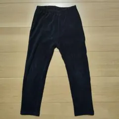 無印　キッズ　コーデュロイ　レギンスパンツ　ズボン　ネイビー　120