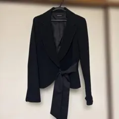 ブラックストライプテーラードジャケット