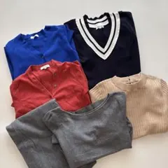 PLST ワンピース リブニット 5点セット レディース服まとめ売り