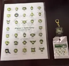 【日本館AlgaexHello Kittyクリアファイル シークレットキーホルダ