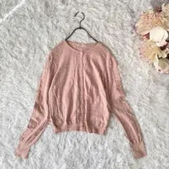 Lois CRAYON ドット柄刺繍＊シルクコットンライトニットカーディガン（Mのサムネイル