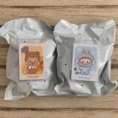 POP BEAN Fluffy&Cozy ぬいぐるみペンダント クラベビ ラブブのサムネイル