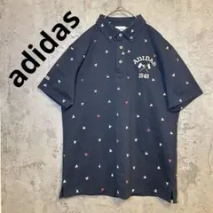 adidas アディダス　メンズ　ゴルフウェア 半袖ポロシャツ　M