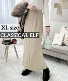 k0038 CLASSICAL ELF ハイウエストナローロングスカート