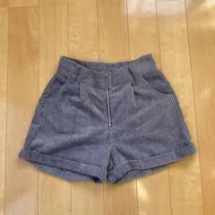 コーデュロイ　ショートパンツ