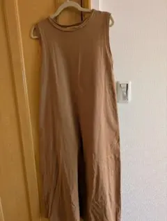 ROSSO ノースリーブロングワンピース ブラウン