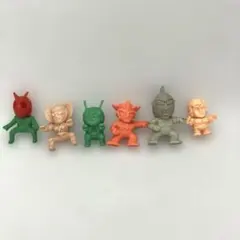 昭和レトロ　仮面ライダー　ウルトラマン　消しゴム　6個セット