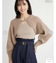ボレロニットタンクSET ベージュ SNIDEL
