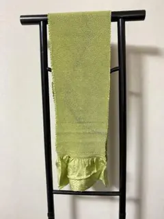 未使用 振袖用帯揚げ 総絞り くすみグリーン 成人式 結婚式 ママ振袖にも